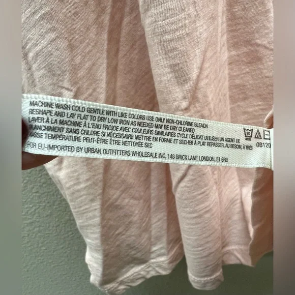 Anthropologie Large New No Tags Pink Graphic T-Shirt - Picture 5 of 7